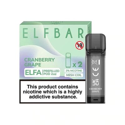 Elf Bar Elfa Pre-Filled Replacement Pods - Vaperdeals