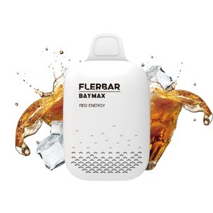 Flerbar-Baymax-Strawberry-Nicotine Free-3500 Puffs (Box Of 5) - Vaperdeals