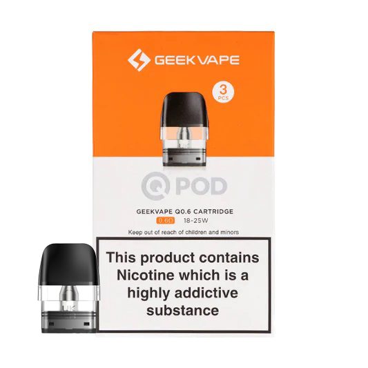 Geekvape Q Pods Cartridges Pack of 3 - Vaperdeals