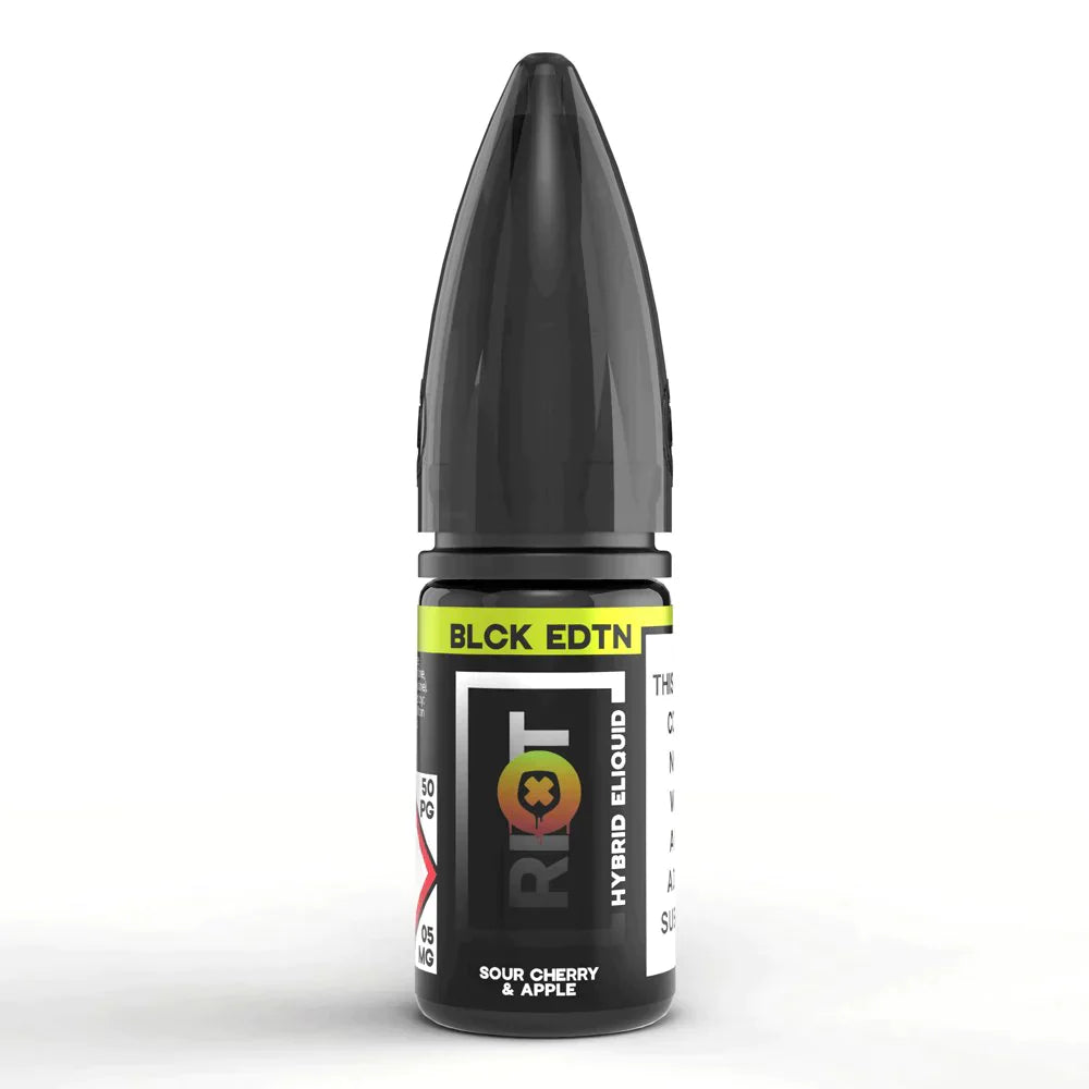 RIOT SQUAD BLCK EDTN - DELUXE PASSION FRUIT & RUBARB - 10ML NIC SALT