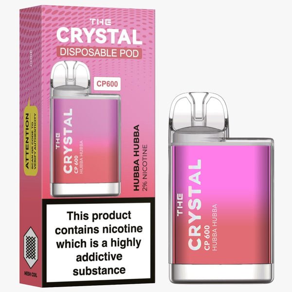 The Crystal CP600 Disposable Vape Puff Mini Pod Box of 10 - Vaperdeals