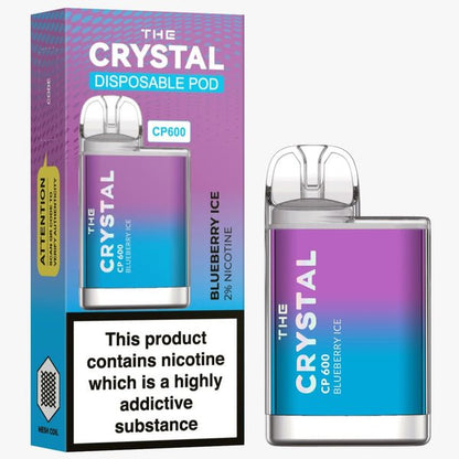 The Crystal CP600 Disposable Vape Puff Mini Pod Box of 10 - Vaperdeals