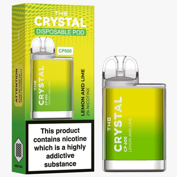 The Crystal CP600 Disposable Vape Puff Mini Pod Box of 10 - Vaperdeals