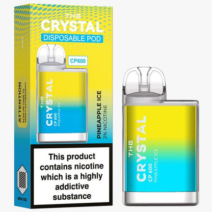 The Crystal CP600 Disposable Vape Puff Mini Pod Box of 10 - Vaperdeals