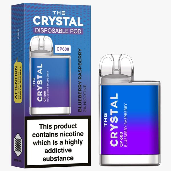 The Crystal CP600 Disposable Vape Puff Mini Pod Box of 10 - Vaperdeals