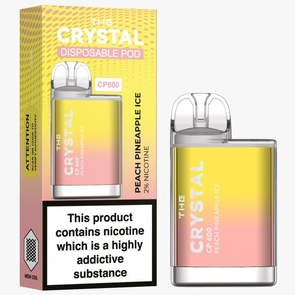 The Crystal CP600 Disposable Vape Puff Mini Pod Box of 10 - Vaperdeals