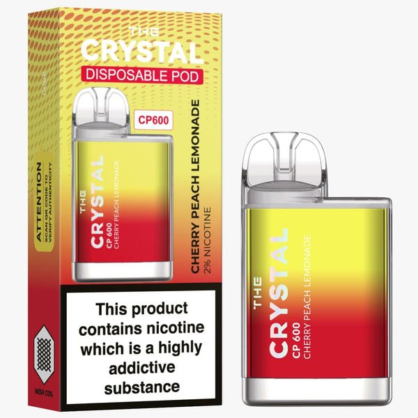 The Crystal CP600 Disposable Vape Puff Mini Pod Box of 10 - Vaperdeals