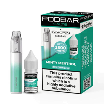 Podbar Salts - Innokin Endura S1 (TWIN PACK) -  £8.99